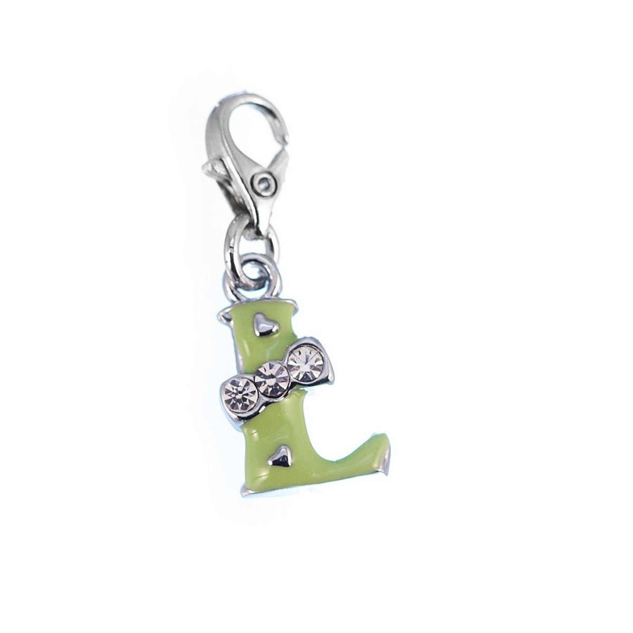 SC CRYSTAL Charm Lettre L vert SC Crystal