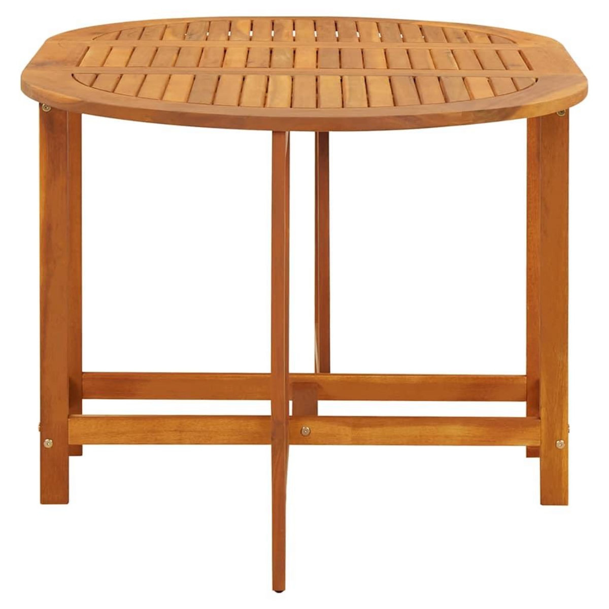 VIDAXL Table de jardin 130x90x72 cm Bois d'acacia massif