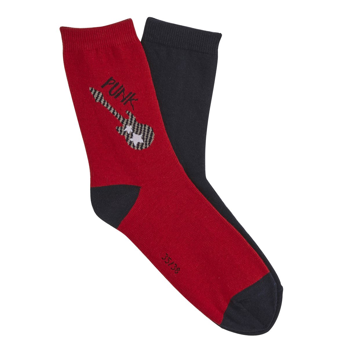 IN EXTENSO Lot de 2 paires de chaussettes garçon