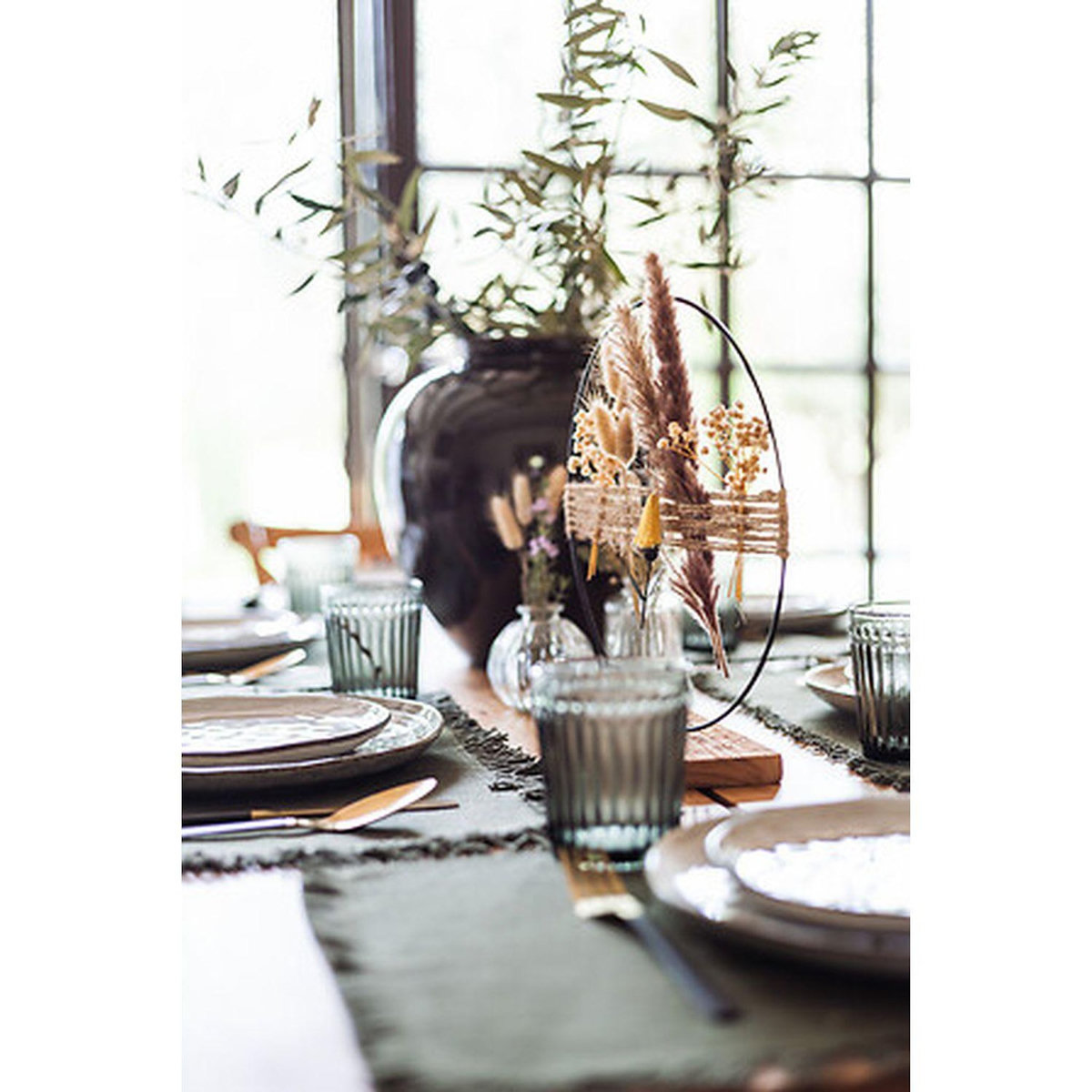 ATMOSPHERA Set de table en coton MAHA