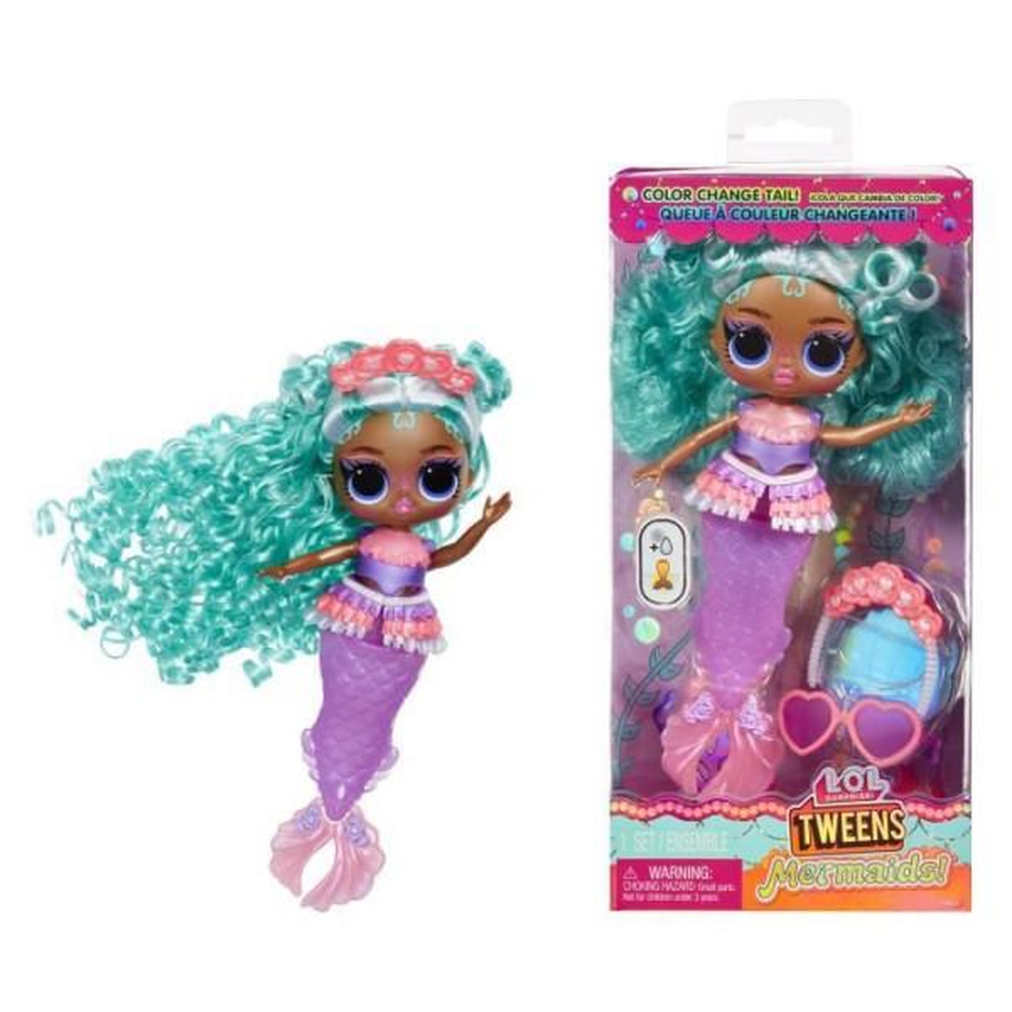 Voir la diapositive 3 : L.O.L. SURPRISE! L.O.L. Surprise Tweens MERMAID Doll - Serena Finn