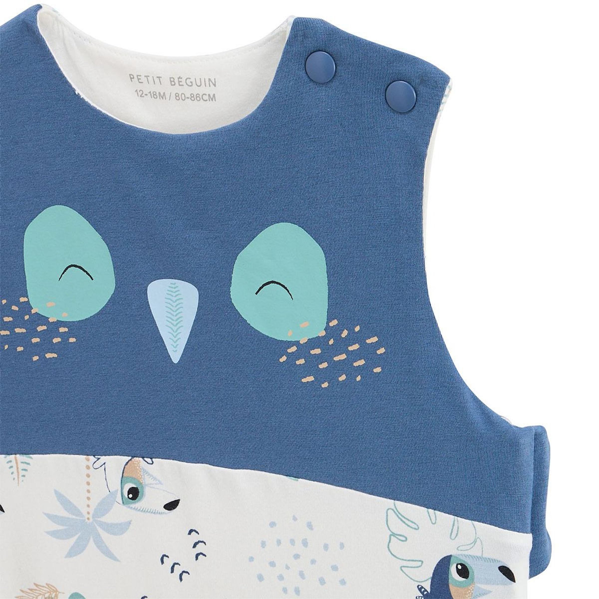 Petit Béguin Turbulette d'été avec pieds retroussables Toucana