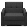 Voir la diapositive 1 : BEST MOBILIER Michelle - fauteuil convertible avec coffre en velours