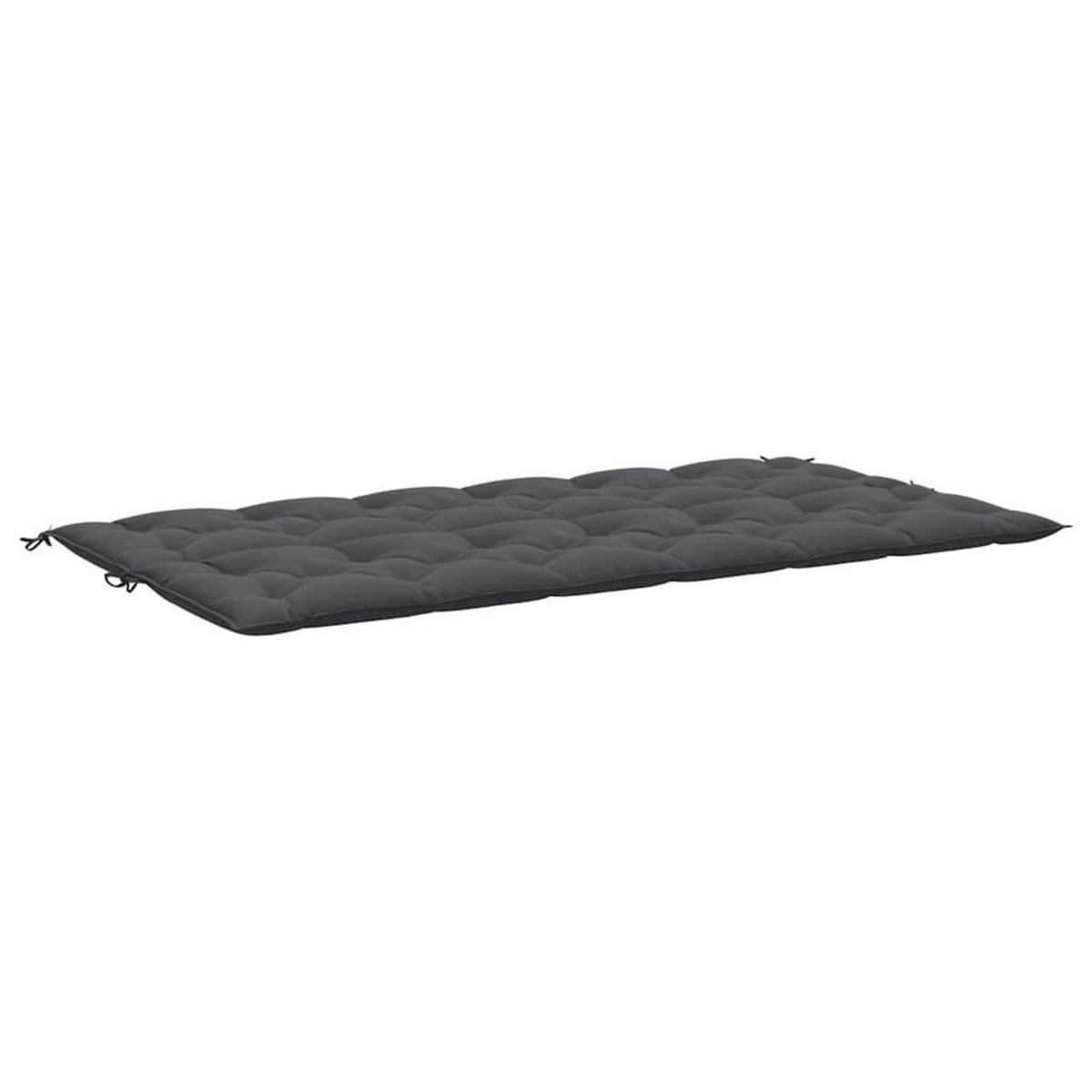 VIDAXL Coussin de banc de jardin anthracite tissu oxford