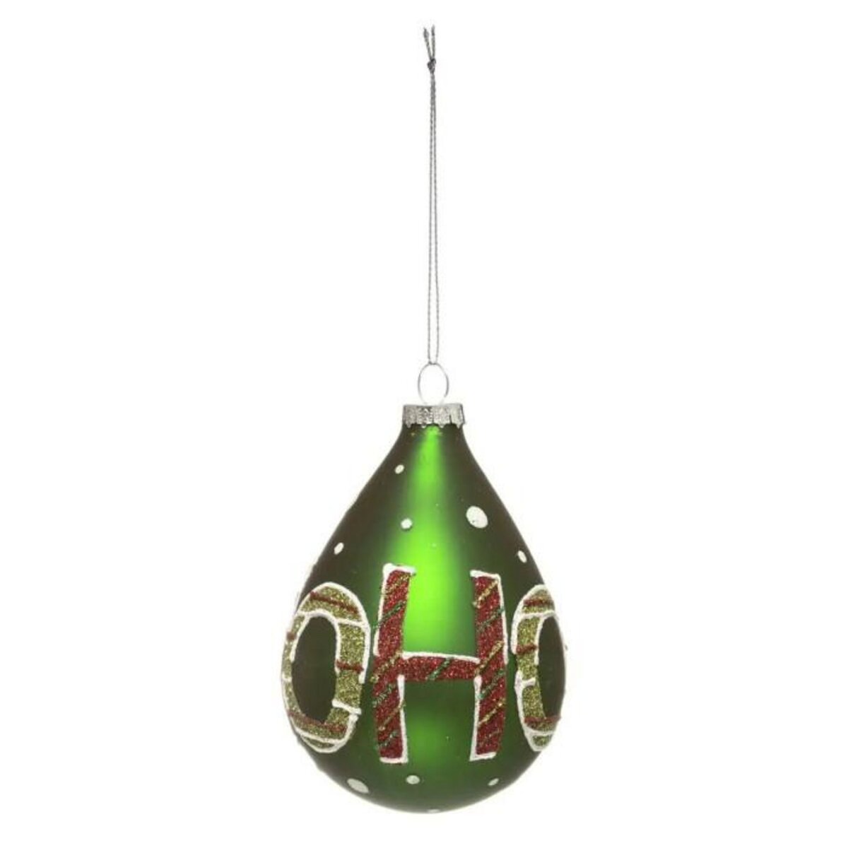 ATMOSPHERA Boule de Noël Goutte Déco  Soir  12cm Vert