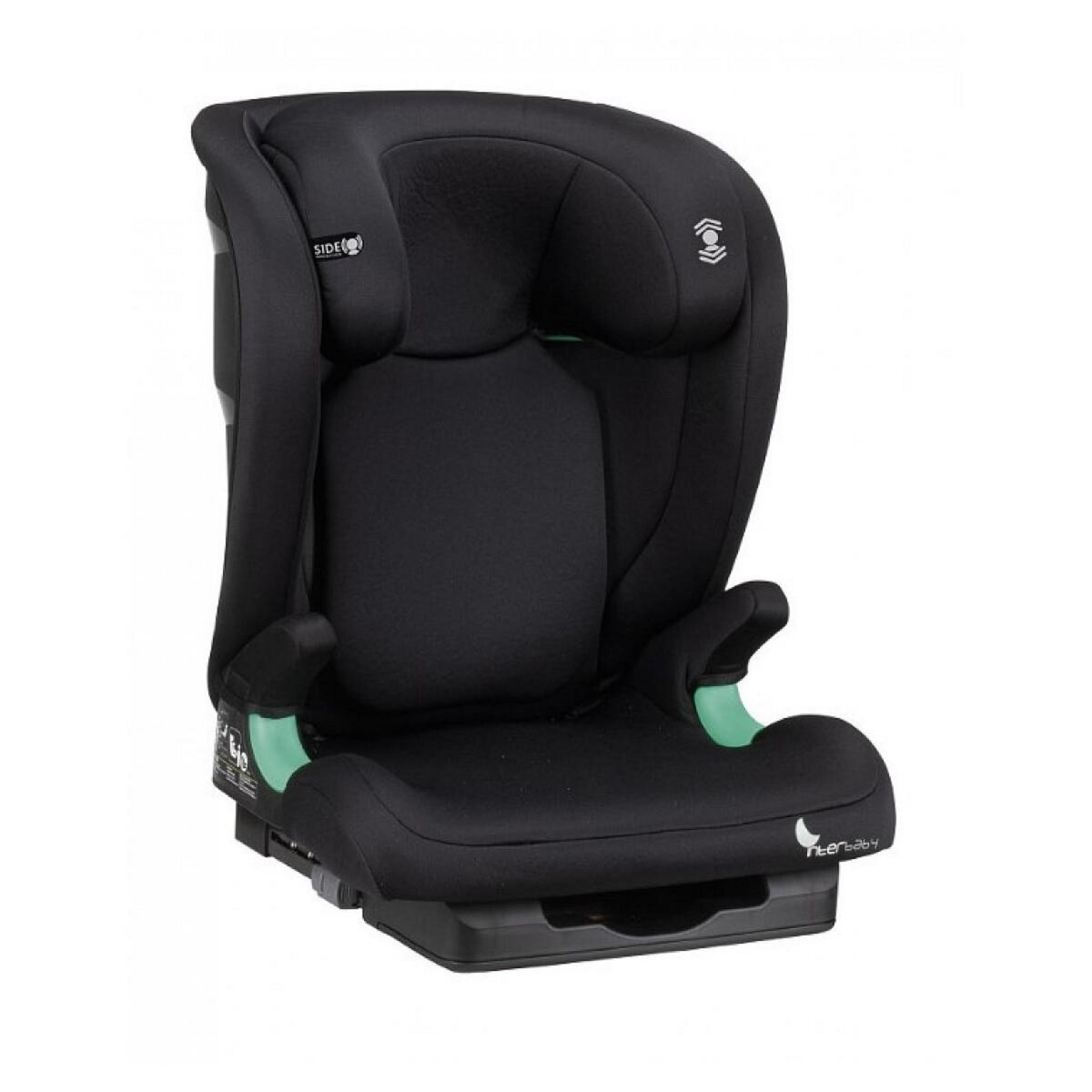 INTERBABY Siège Auto Juno Noir - Sécurité et Confort pour Bébé