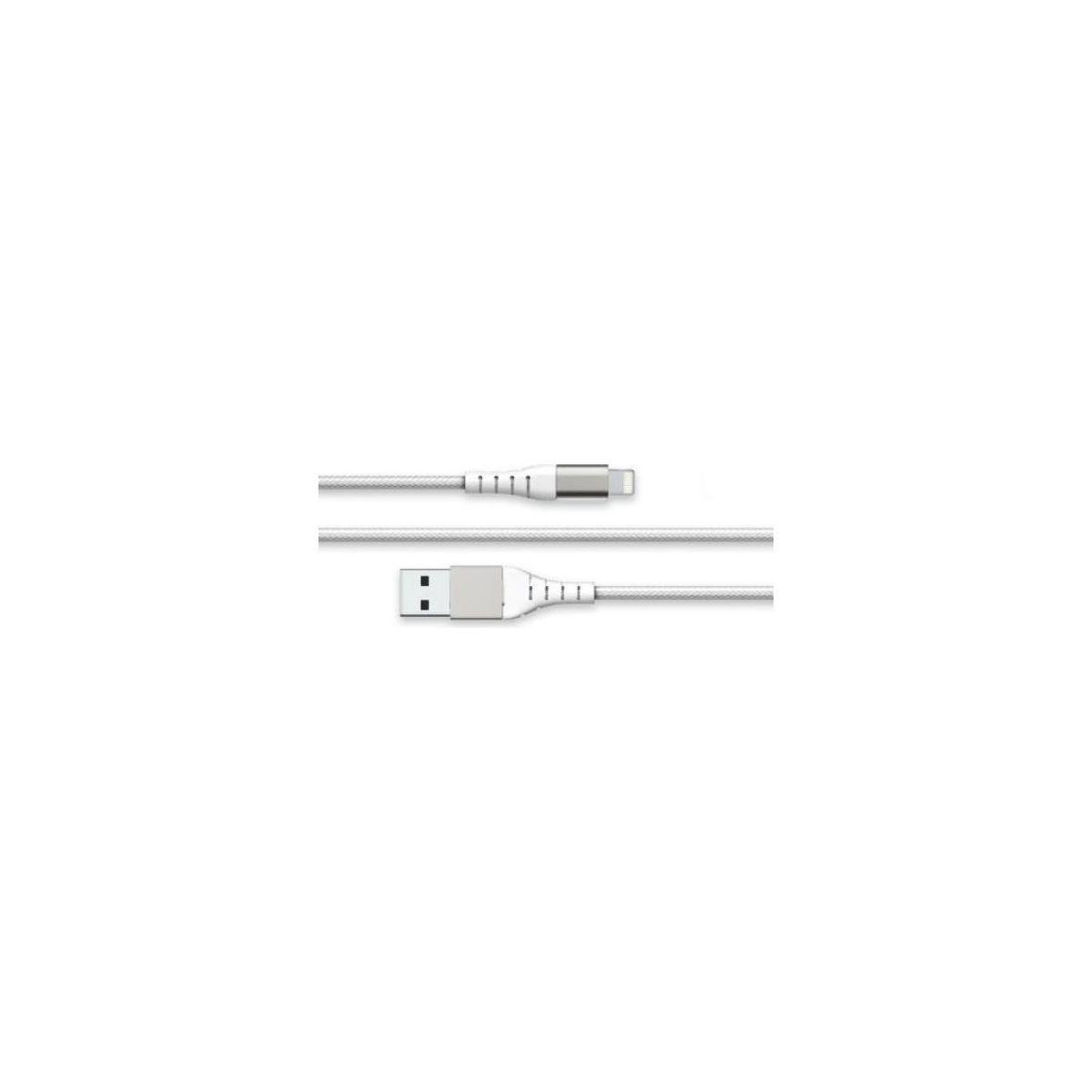 FORCE POWER Câble Lightning USB-A/Lightning MFI 2m blanc