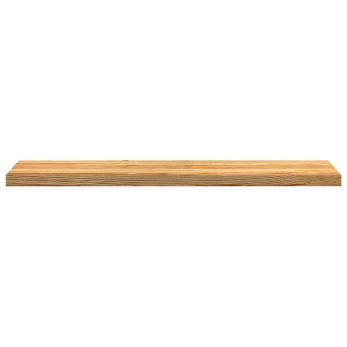 VIDAXL Marches d'escalier 12 pcs marron clair 120x30x2 cm chene massif