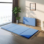 Voir la diapositive 3 : HOMCOM Tapis de gym yoga fitness pliable - poignée - revêtement synthétique - bleu