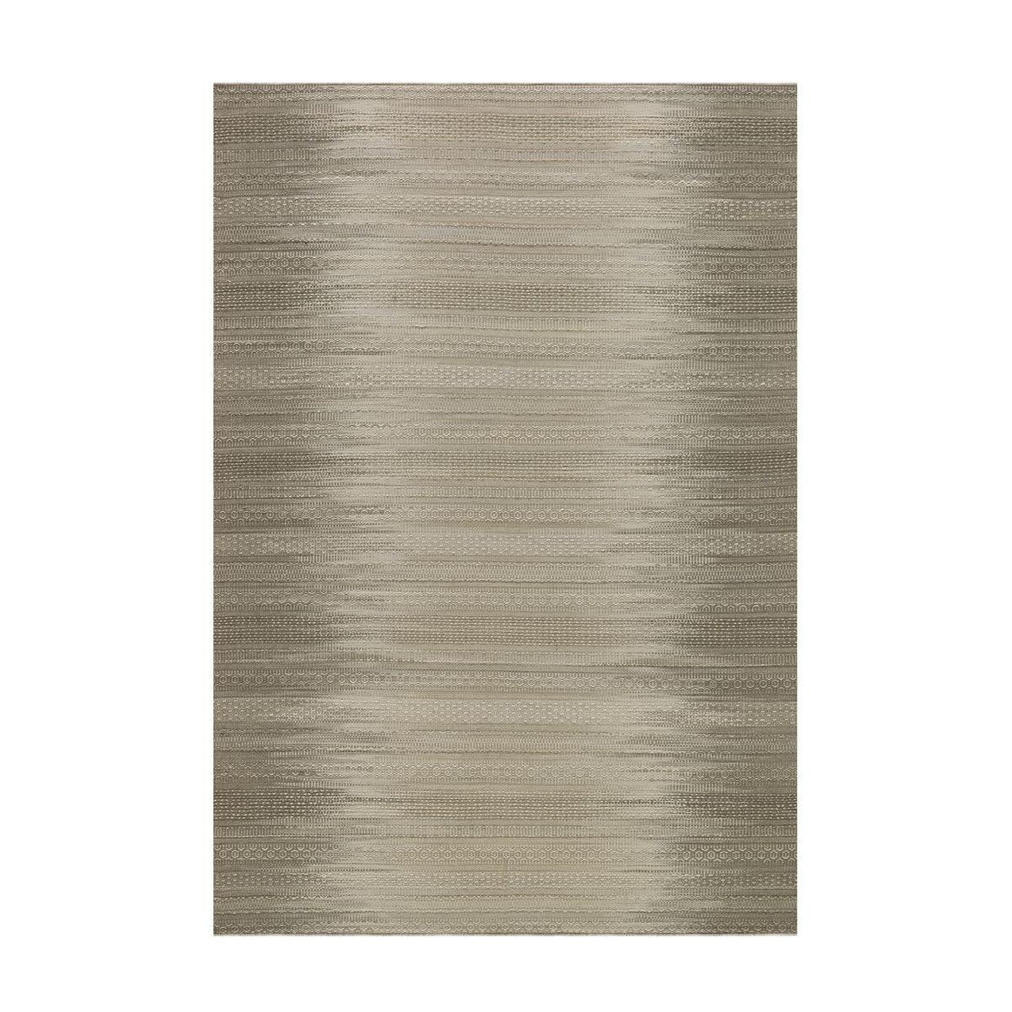 Paris Prix Tapis en laine tissé fait main  sunset  taupe. Coloris disponibles : Marron