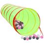 Voir la diapositive 2 : VIDAXL Tunnel de jeu pour enfants avec 250 balles Vert 175cm Polyester