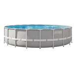 INTEX Piscine tubulaire Prism Frame ronde 6,10 x 1,32 m - Intex