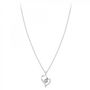 Voir la diapositive 3 : SC CRYSTAL Collier coeur SC Crystal orné de zirconium et d'une pierre améthyste
