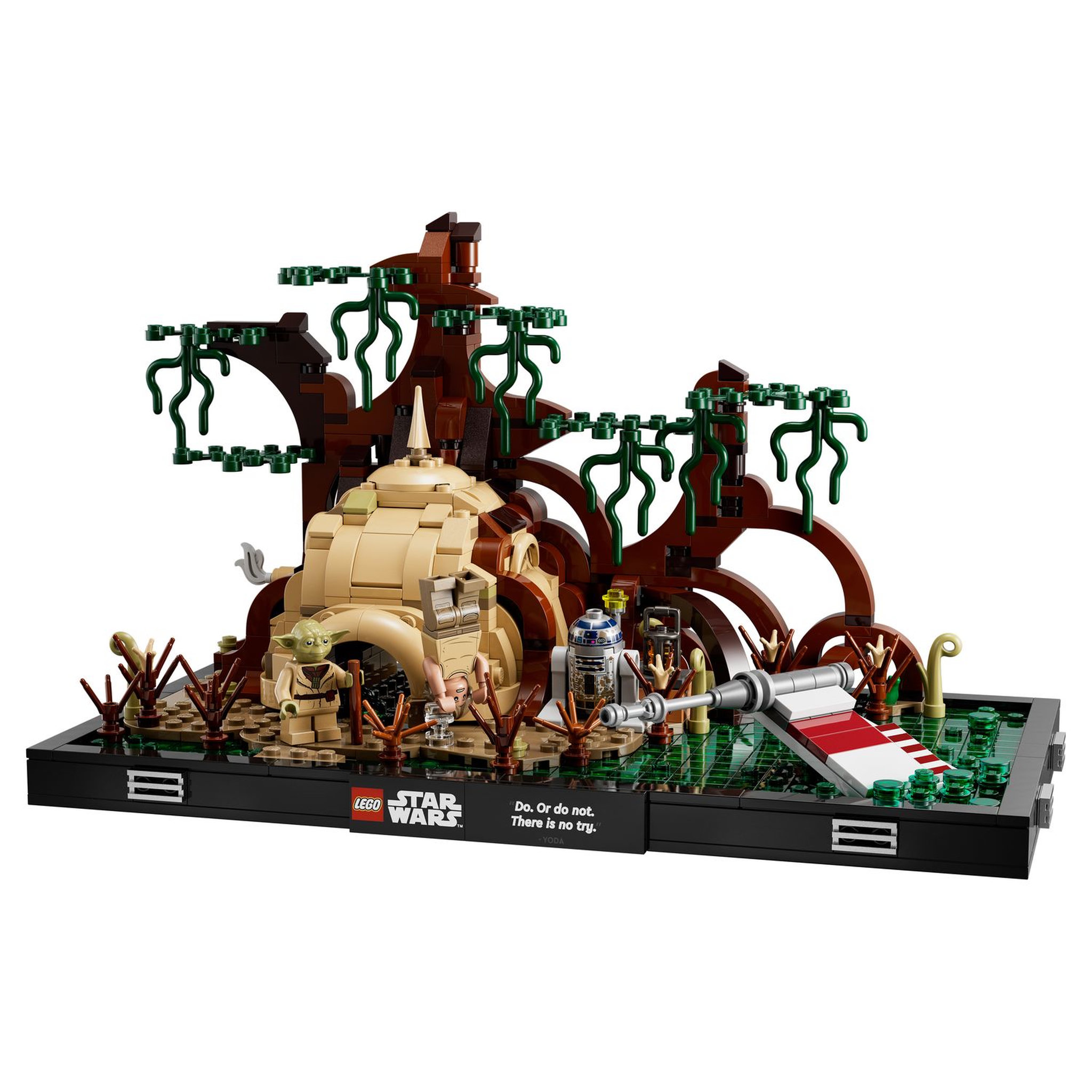 Voir la diapositive 3 : LEGO Star Wars 75330 Diorama de l'Entraînement Jedi sur Dagobah