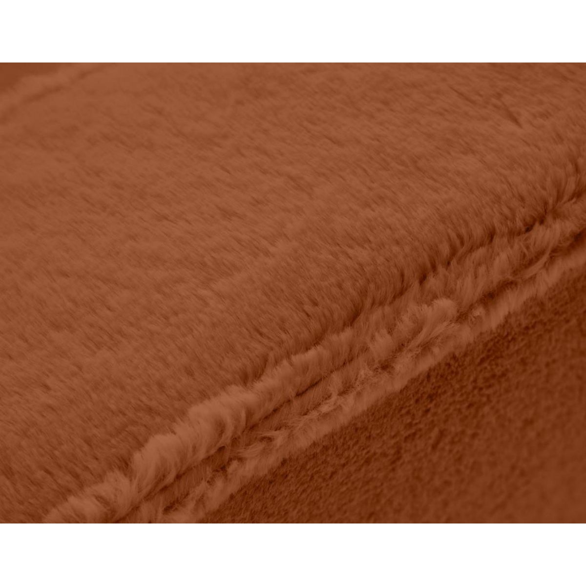 LISA DESIGN Jake - canapé d'angle droit 4 places convertible avec coffre en fausse fourrure