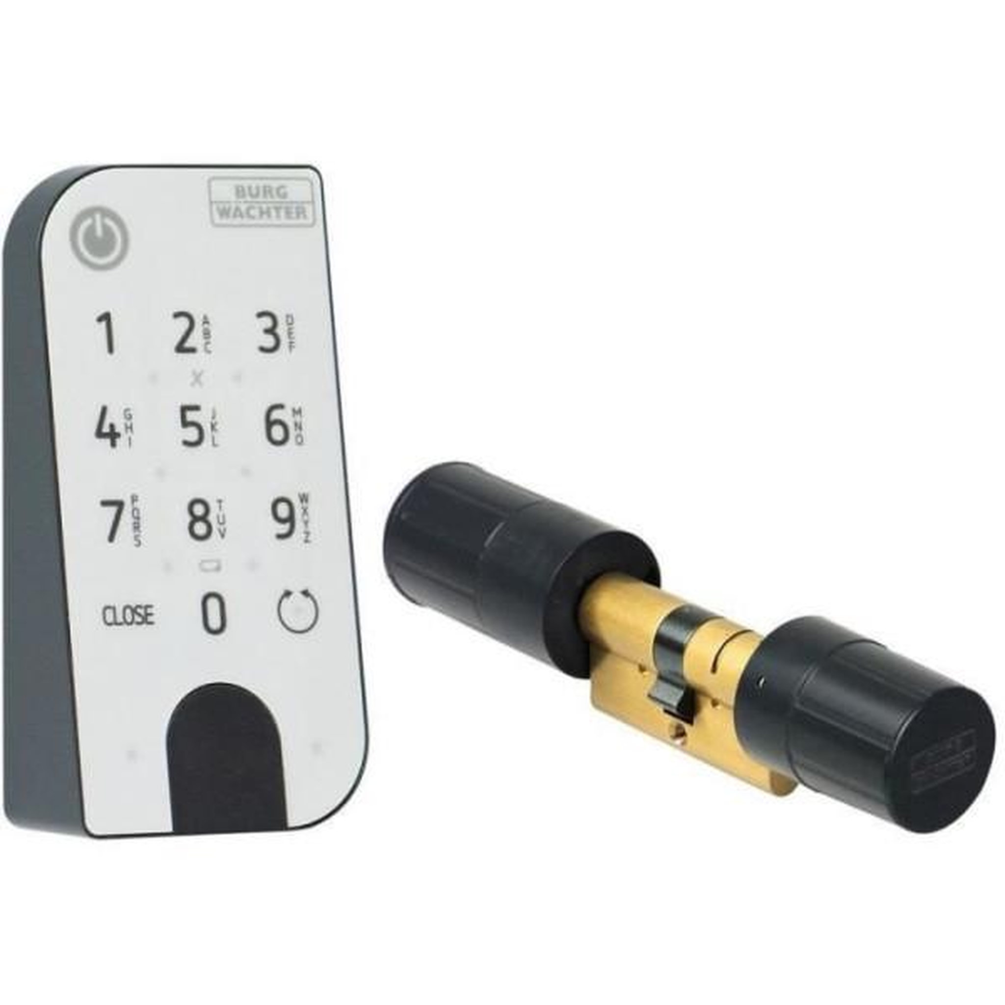 BURG WACHTER Cylindre électronique burg-wächter secuentry home 5001 avec clavier pincode entry - 6 utilisateurs