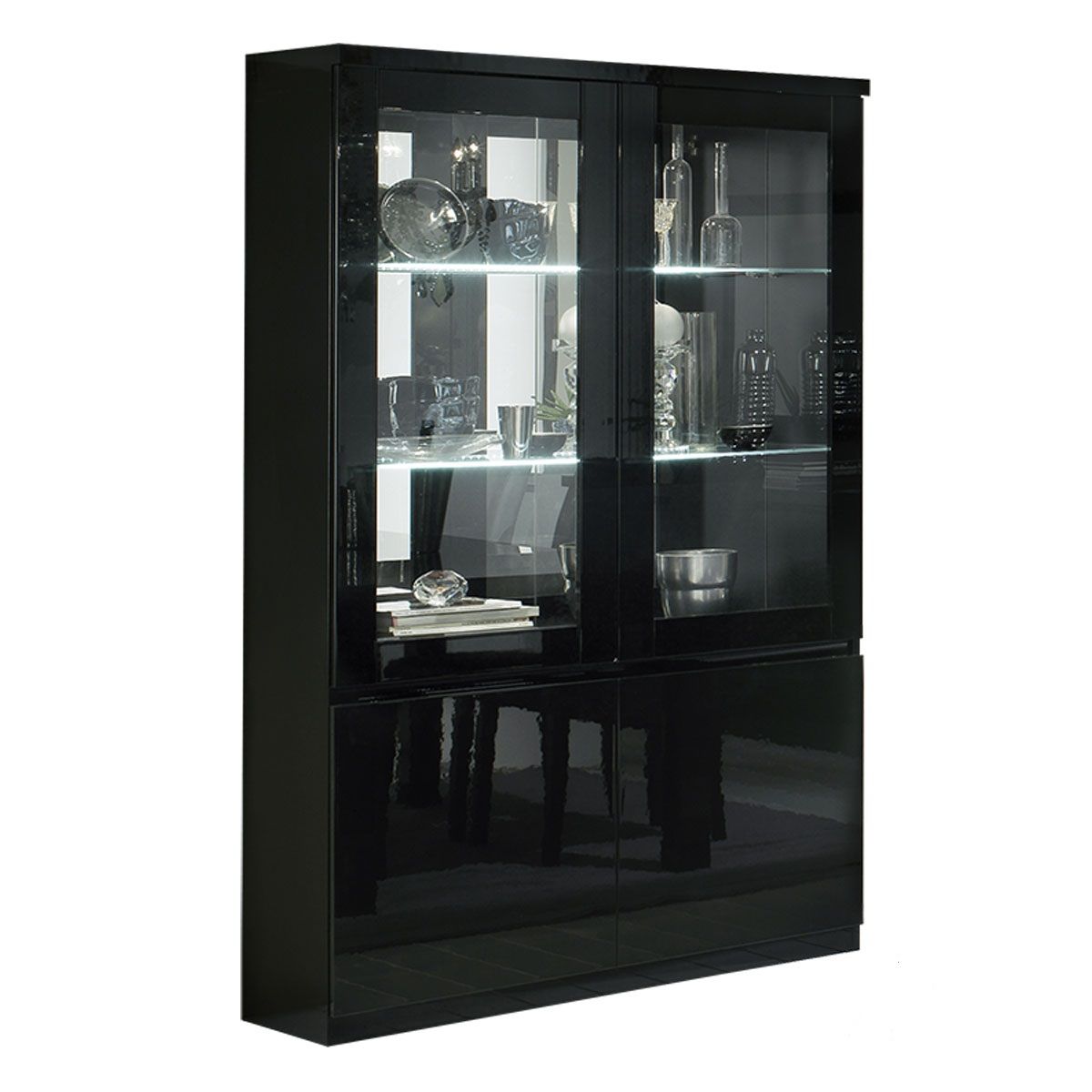 Vitrine 4 portes L115cm GENOVA