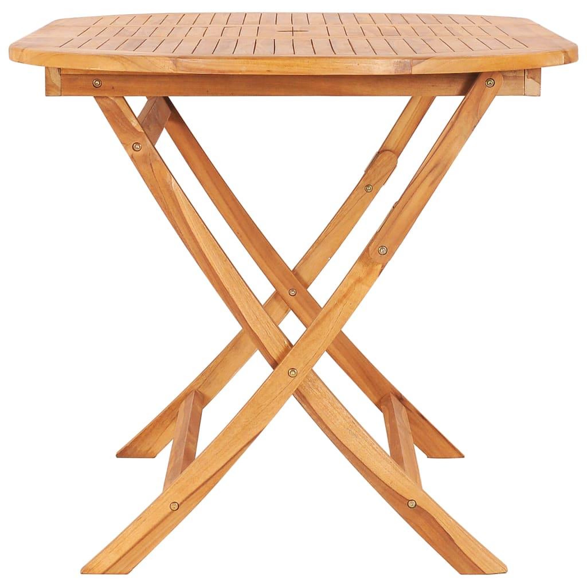 Voir la diapositive 3 : VIDAXL Table pliable de jardin 160x80x75 cm bois de teck solide