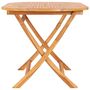 Voir la diapositive 3 : VIDAXL Table pliable de jardin 160x80x75 cm Bois de teck solide