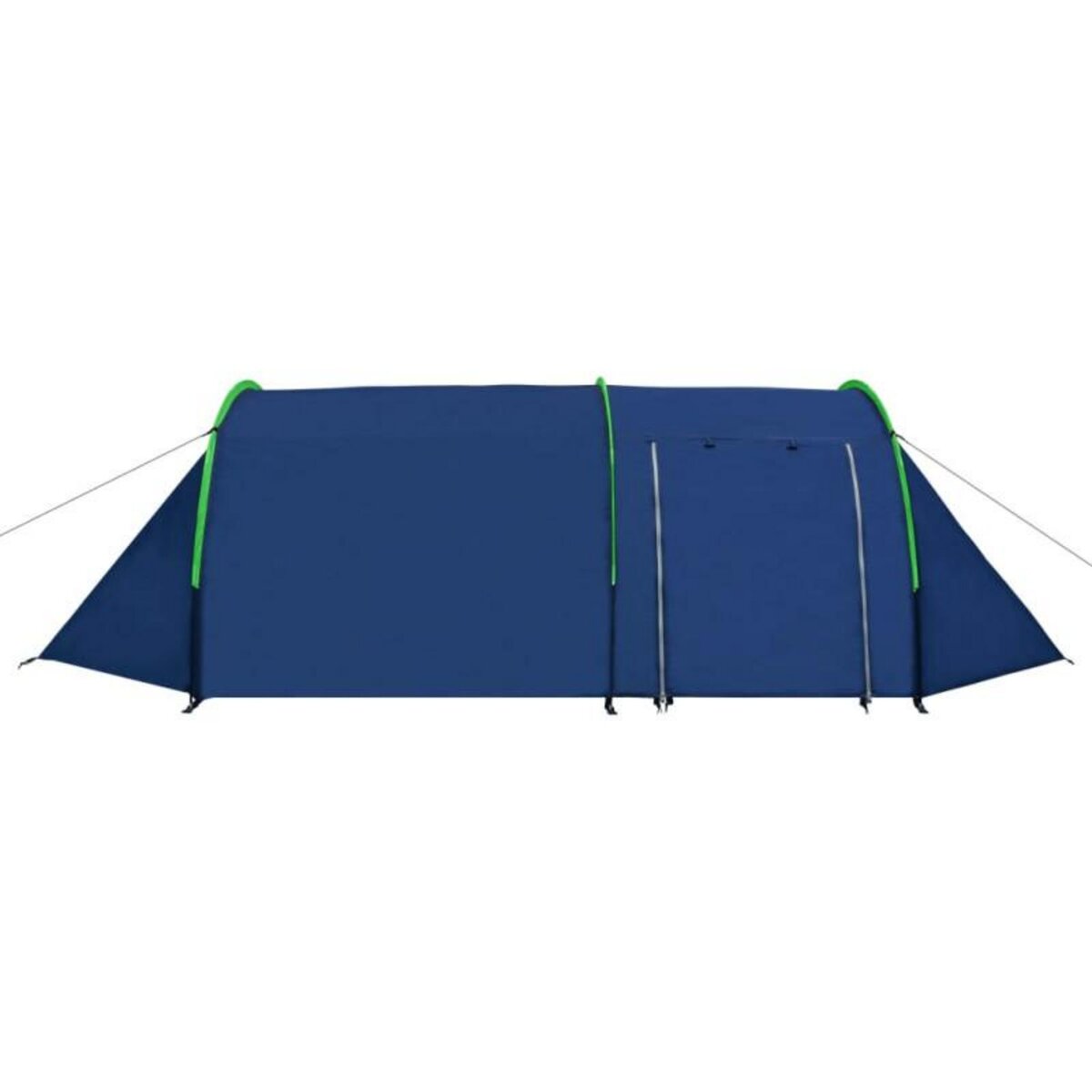 VIDAXL Tente de camping 4 personnes Bleu marine et vert