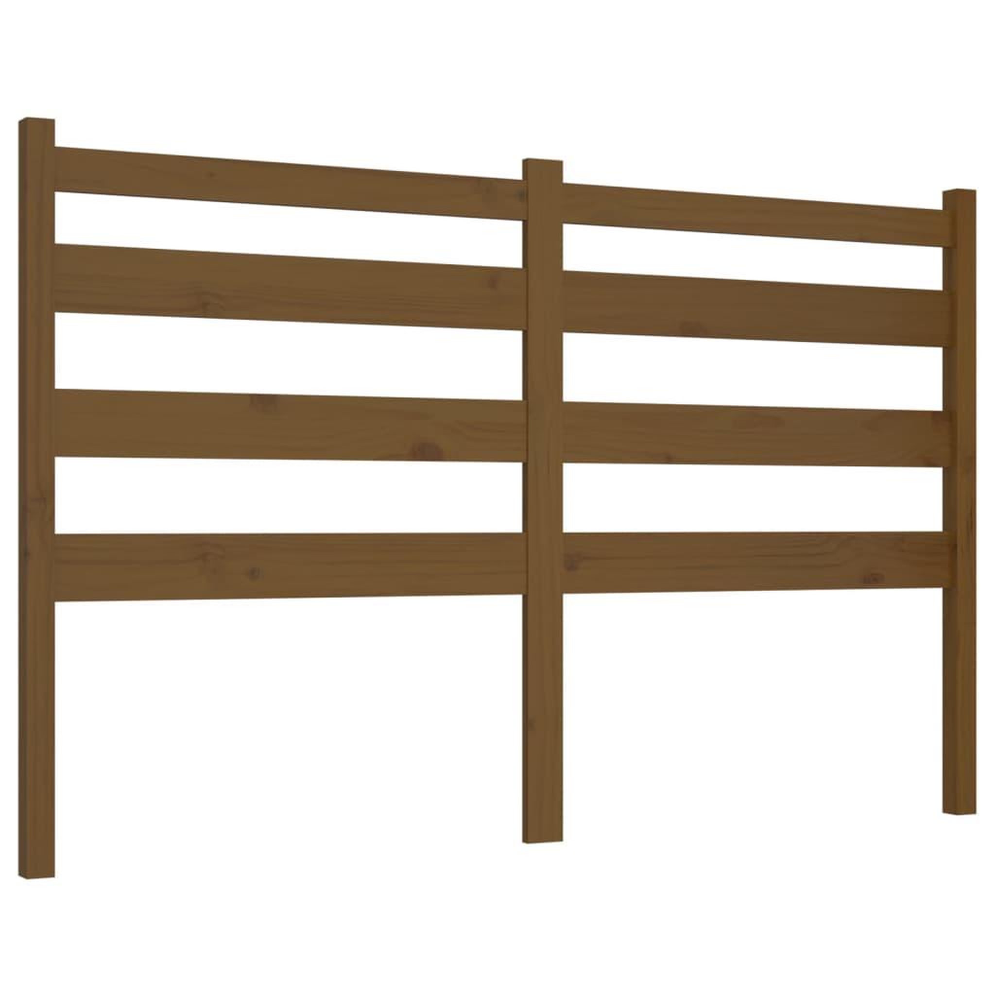 Voir la diapositive 2 : VIDAXL Tete de lit Marron miel 146x4x100 cm Bois massif de pin