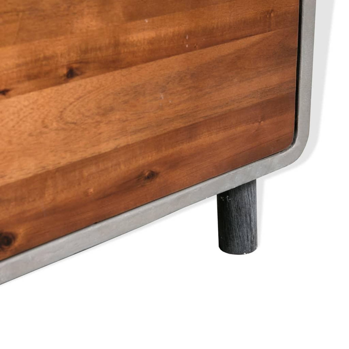 VIDAXL Table de chevet Bois d'acacia massif 40 x 30 x 50 cm