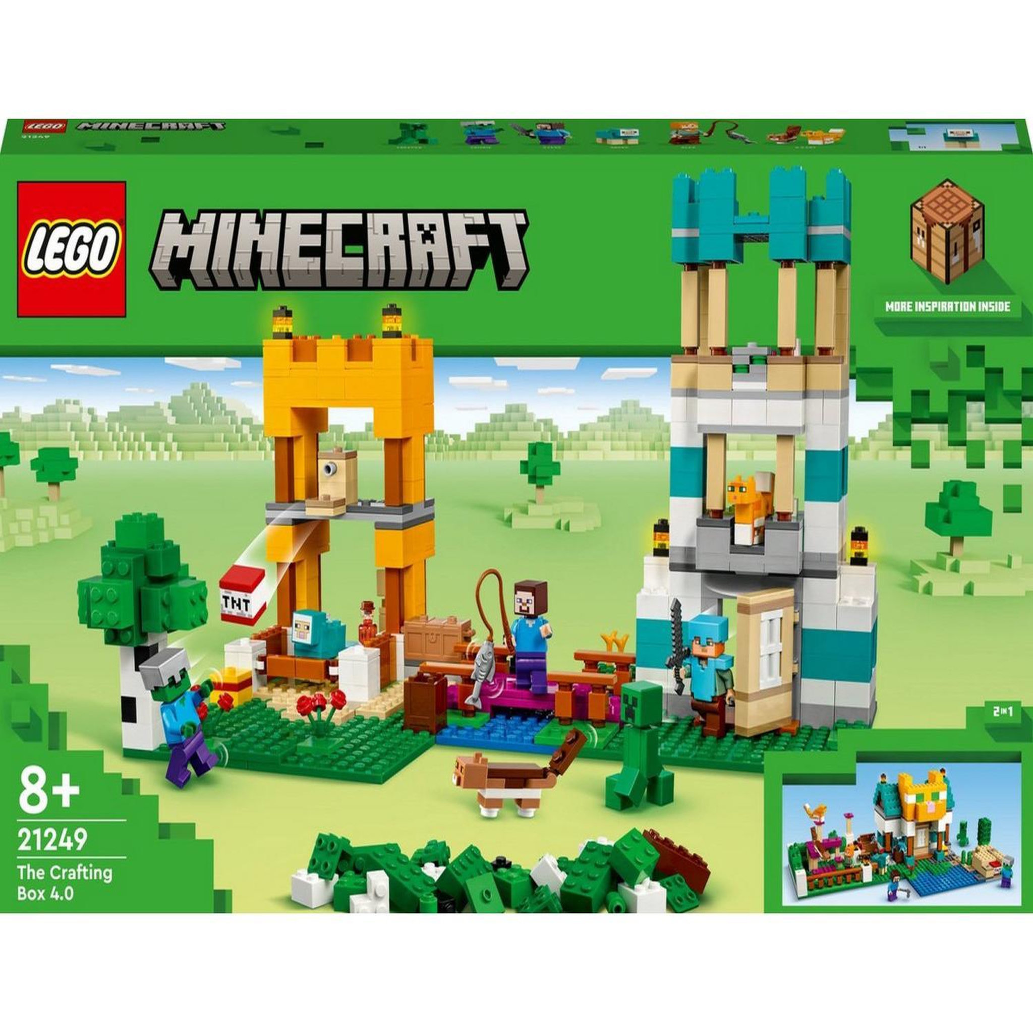 Voir la diapositive 2 : LEGO Boîte de construction LEGO Minecraft 21249