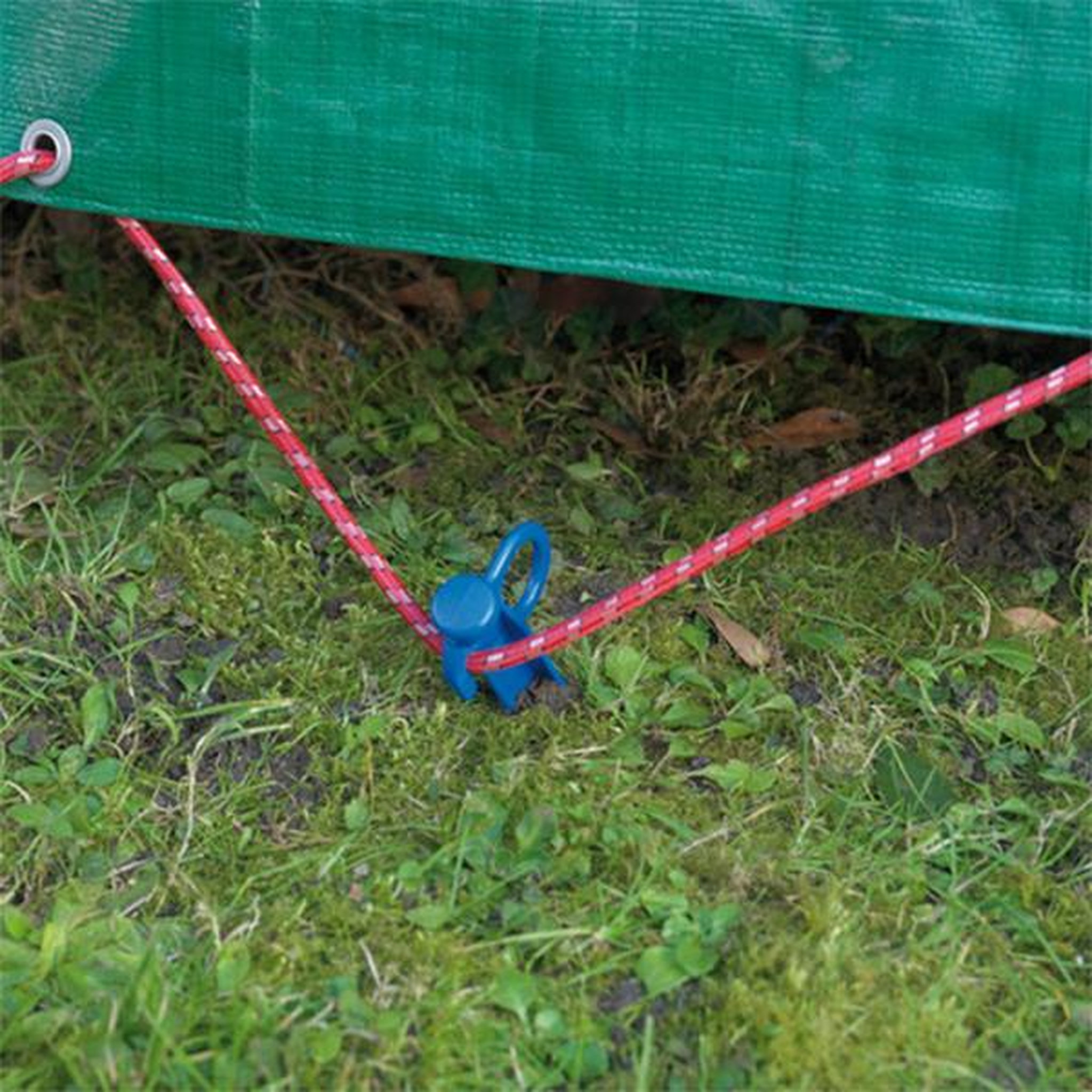 Voir la diapositive 2 : Ribiland Lot de 4 piquet 25cm avec crochets pour bâche - PRBPO25X4