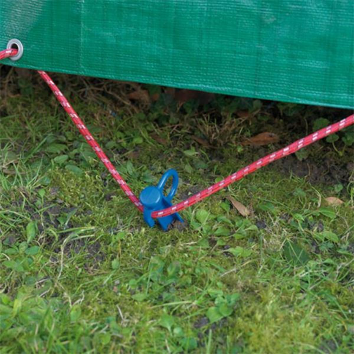 Ribiland Lot de 4 piquet 25cm avec crochets pour bâche - prbpo25x4