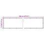Voir la diapositive 6 : VIDAXL Ecran d'intimite de balcon blanc 700x75 cm PVC