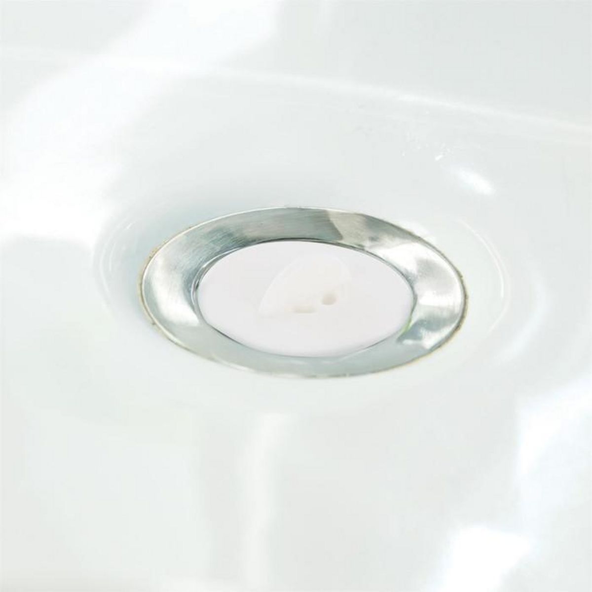 Paris Prix Attrape Cheveux pour Évier  Silicone  4cm Blanc