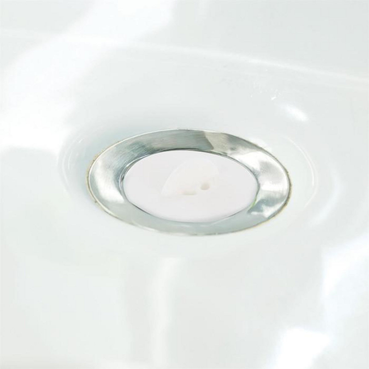 Paris Prix Attrape Cheveux pour Évier  Silicone  4cm Blanc