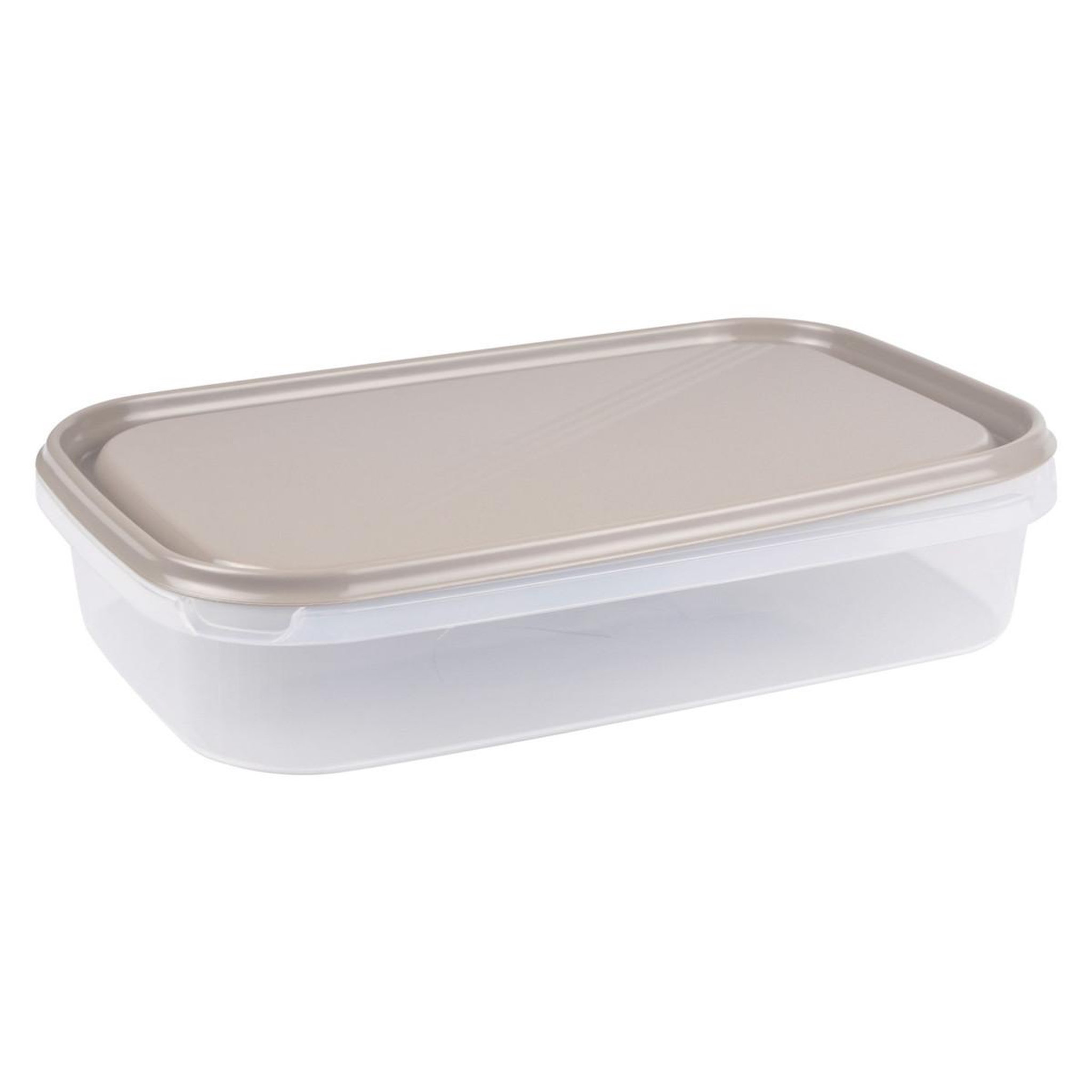 HOMEA Boîte de conservation  merle  2l taupe