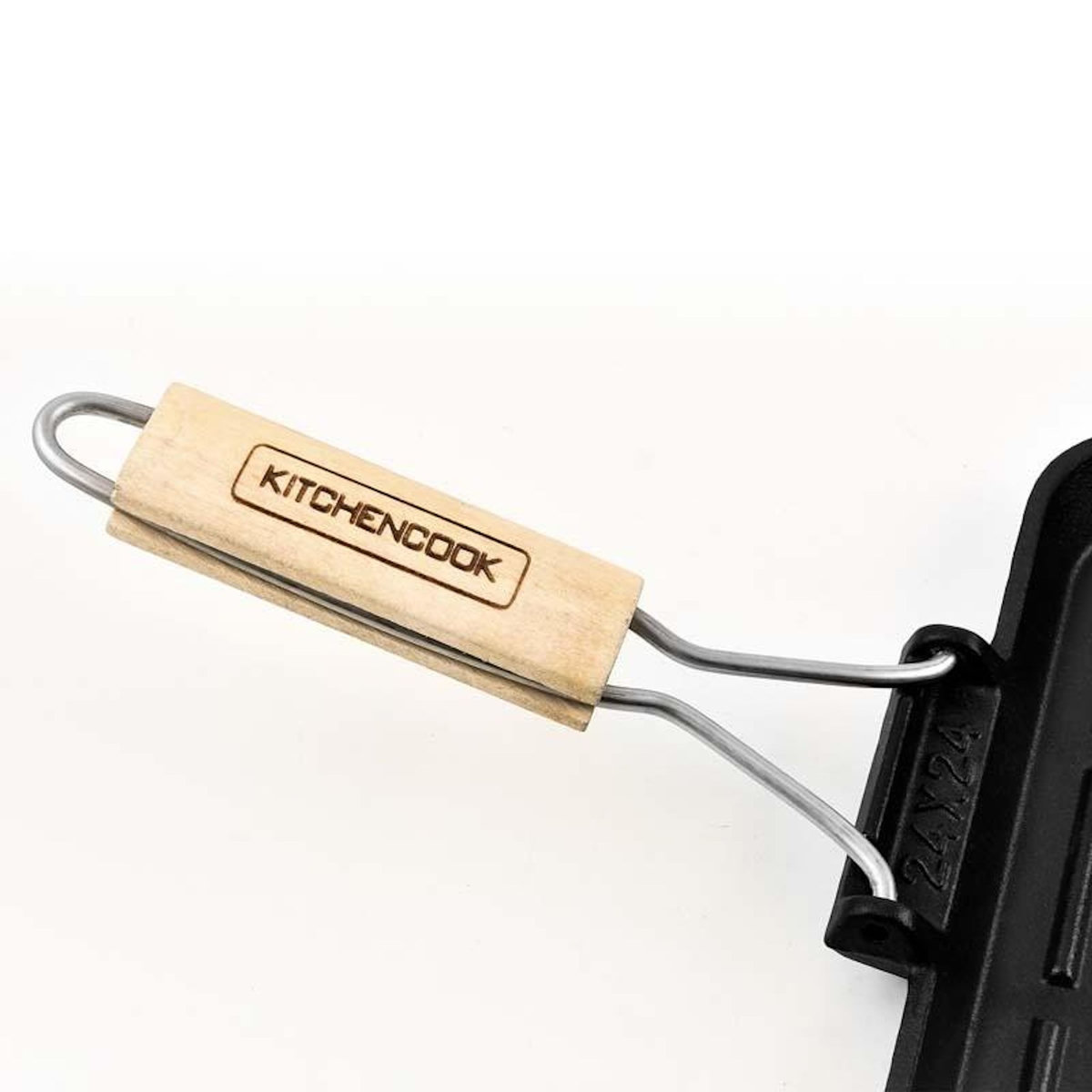 KITCHENCOOK Kitchencook - Grill24 Tfi - Grill Carré Fonte D'aluminium 24 Cm - Revêtement Antiadhésif - Tous Feux Induction