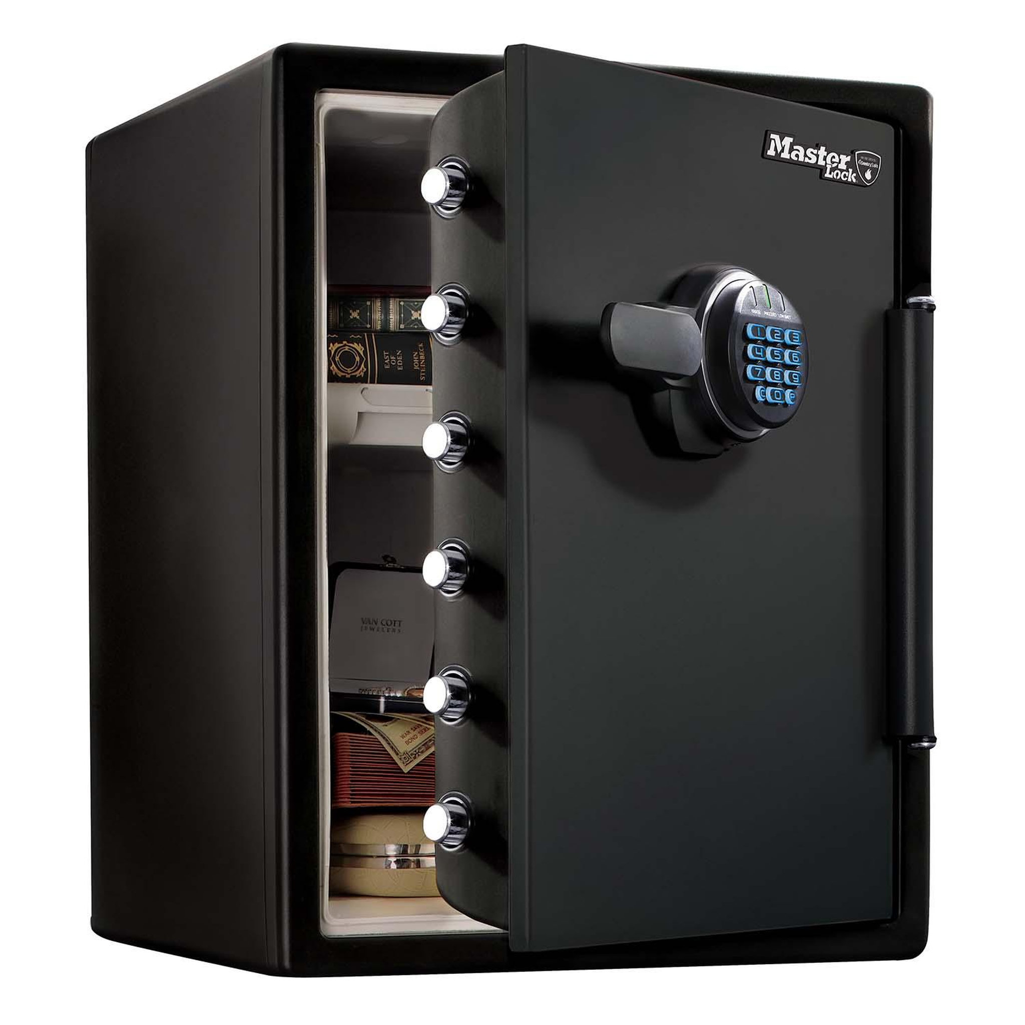 Master lock Coffre-fort [Ignifuge et Etanche] [XXL 56,6L] [combinaison électronique] - LFW205FYC