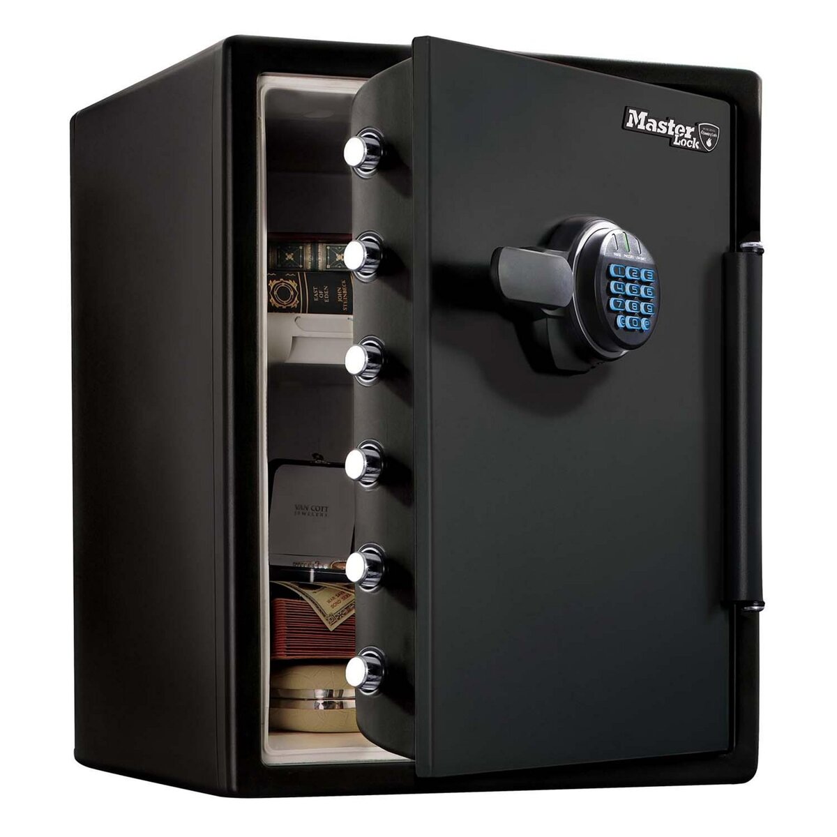 Master lock Coffre-fort [Ignifuge et Etanche] [XXL 56,6L] [combinaison électronique] - LFW205FYC