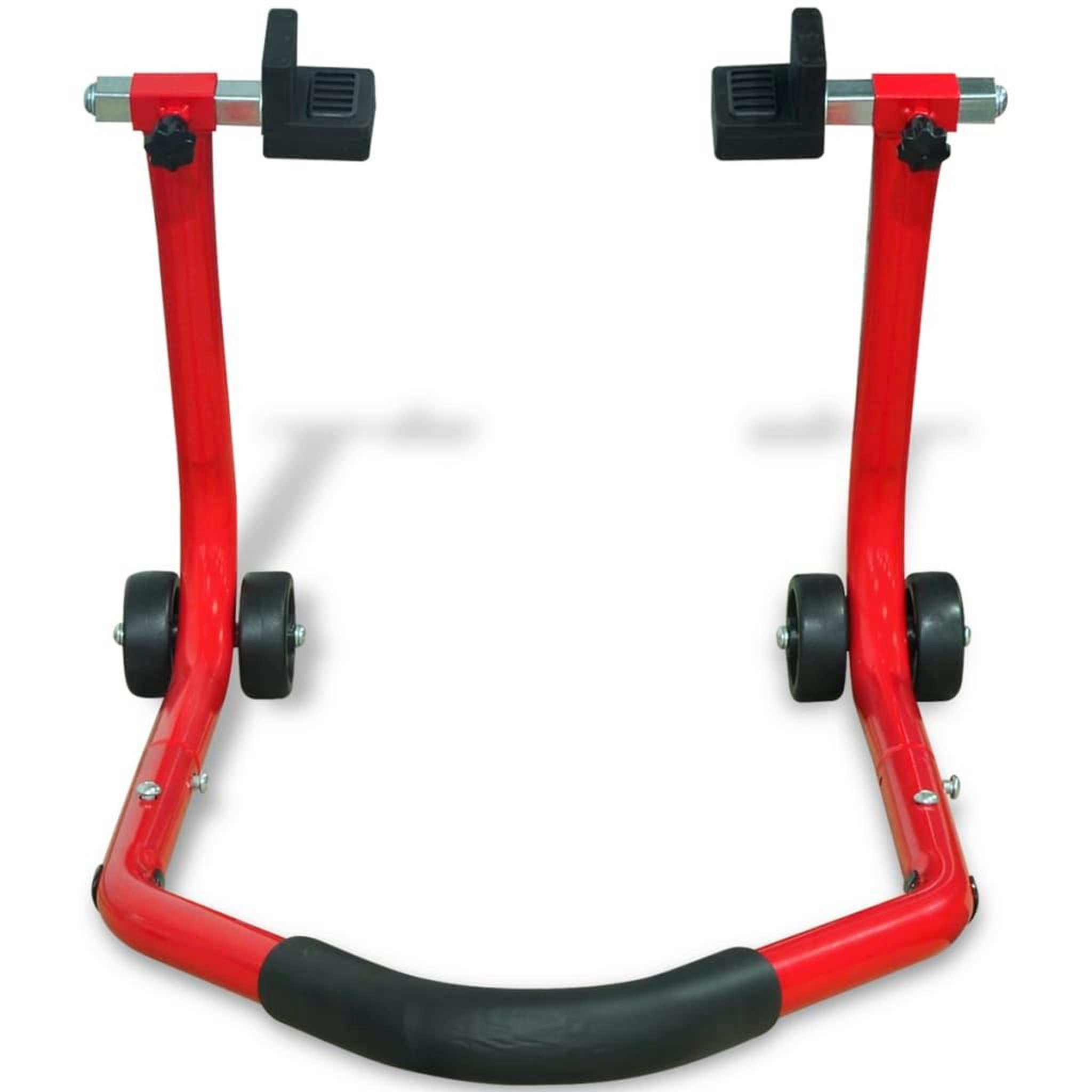 Voir la diapositive 2 : VIDAXL Bequille arriere de moto Rouge