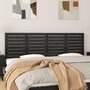 Voir la diapositive 1 : VIDAXL Tete de lit murale Noir 166x3x63 cm Bois massif de pin