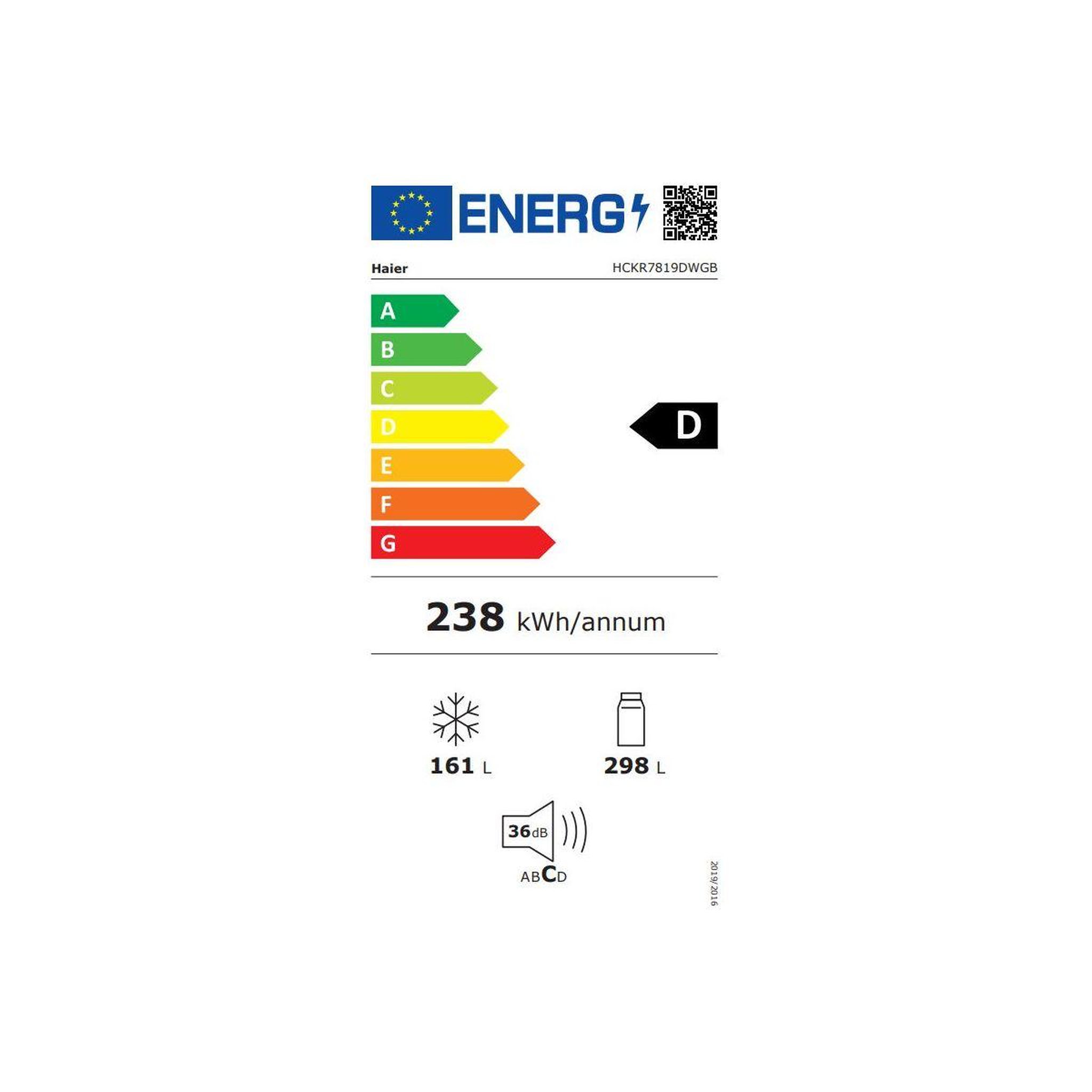 Voir la diapositive 6 : HAIER Réfrigérateur multi portes hckr7819dwgb