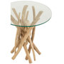 Voir la diapositive 2 : Paris Prix Table d'Appoint en Teck  Driftwood  50cm Naturel