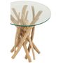 Voir la diapositive 2 : Paris Prix Table d'Appoint en Teck  Driftwood  50cm Naturel