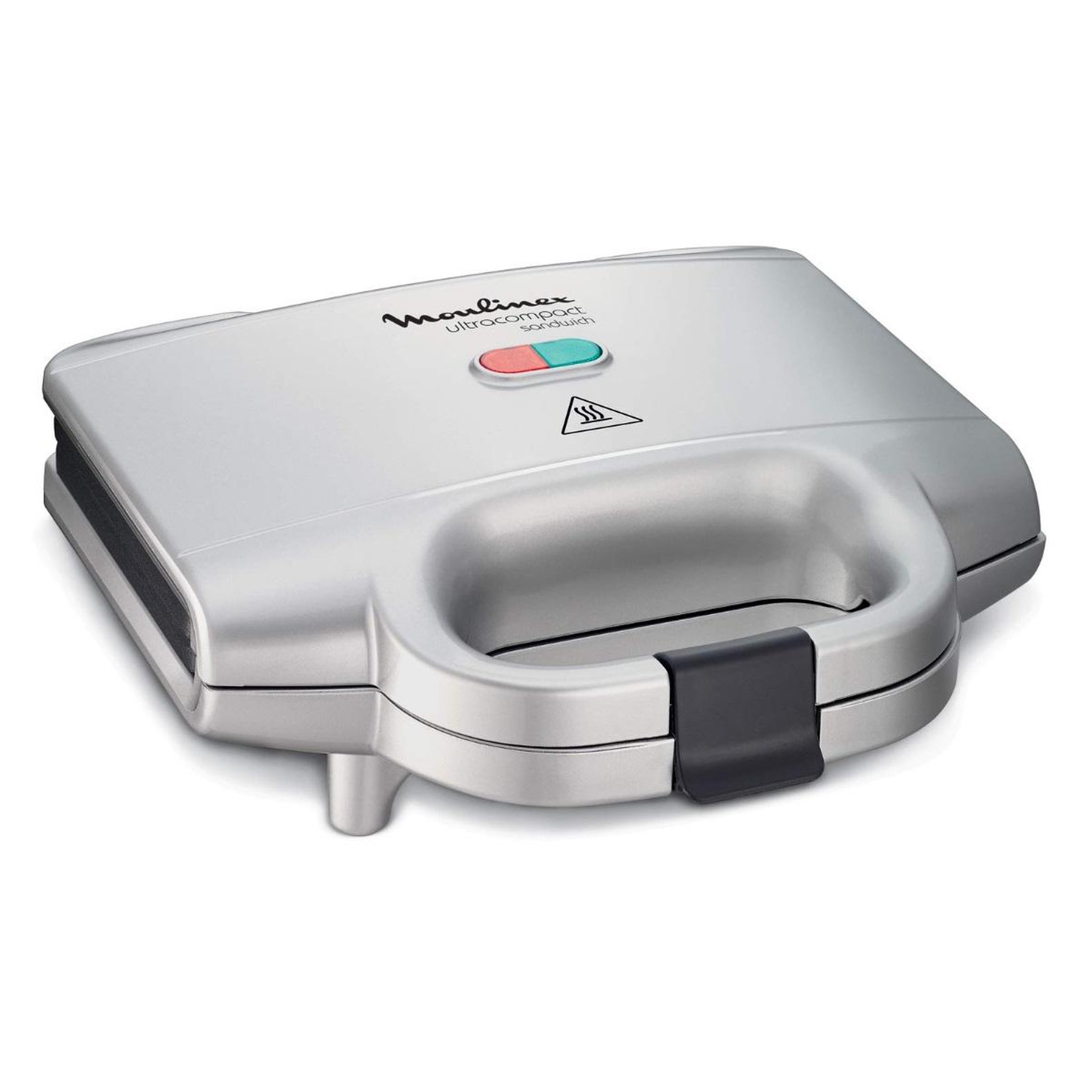 Voir la diapositive 2 : MOULINEX Grill viandes et panini 700w silver - SM156140