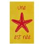 Voir la diapositive 5 : Sensei Maison Serviette de plage velours 100x180 cm UNE ÉTOILE EST NÉE