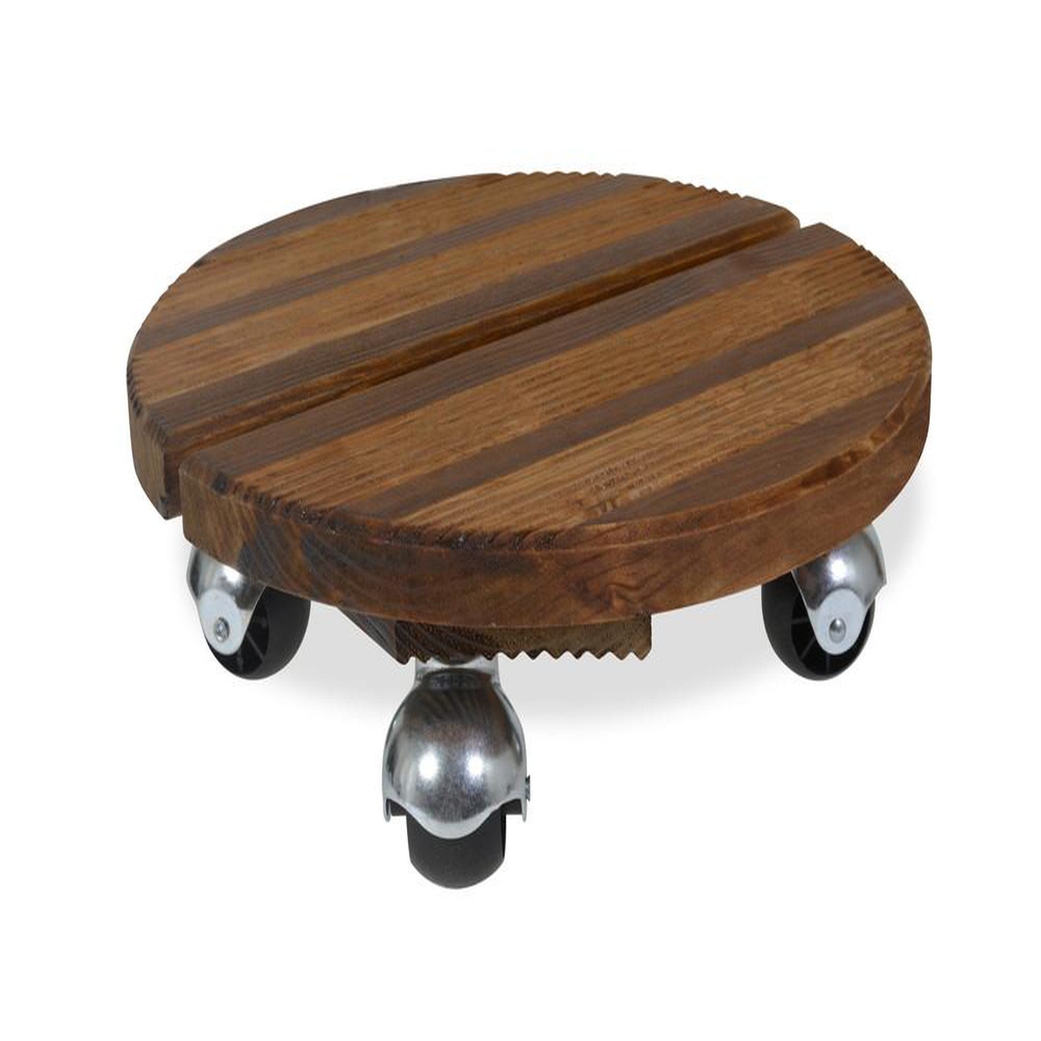 CENTRALE BRICO Roule plante BOIS rond naturel - 30 cm - Bois