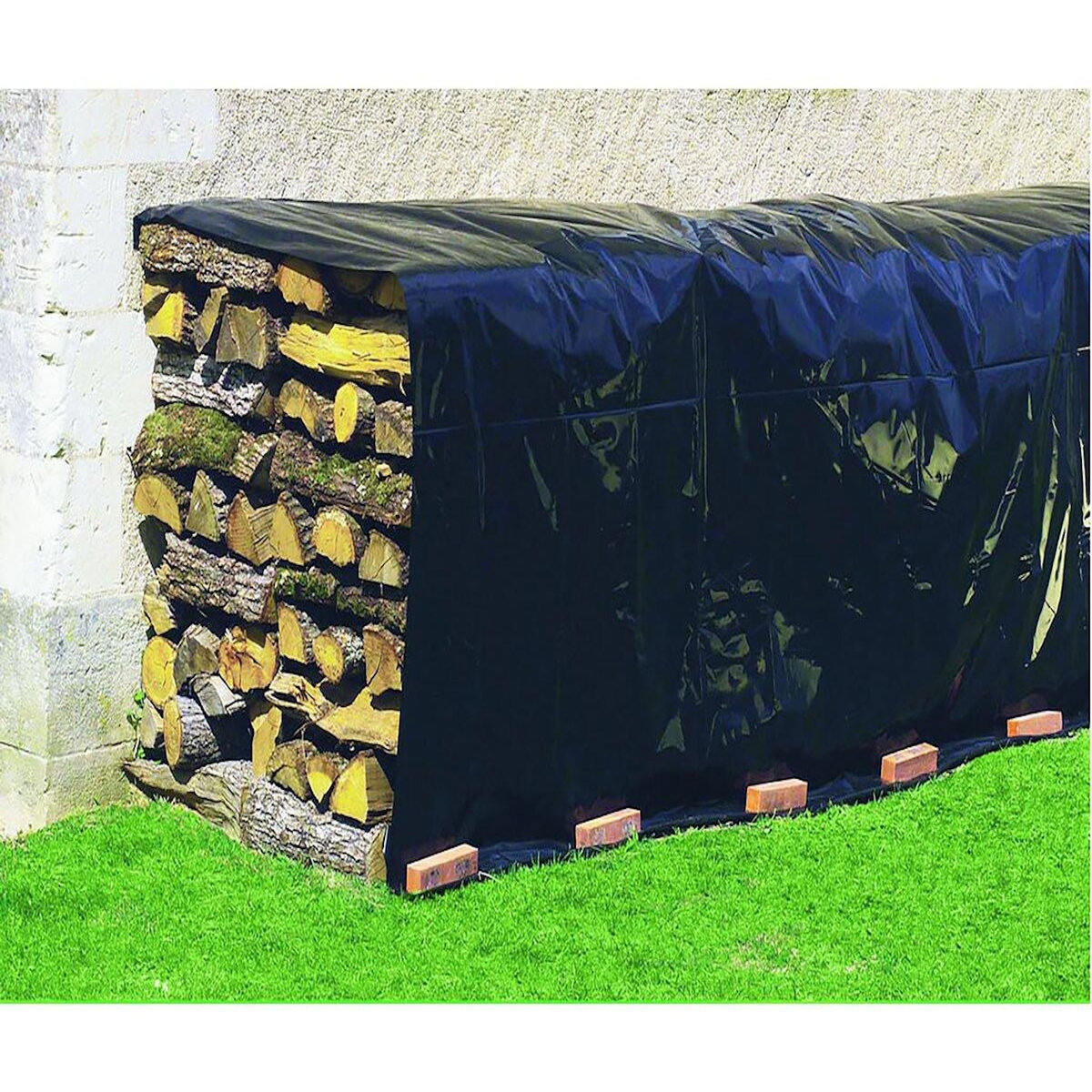 Habitat et Jardin Bâche de couverture -   Protectfilm   - 3 x 50 m - Noir