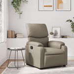 VIDAXL Fauteuil inclinable Cappuccino Similicuir