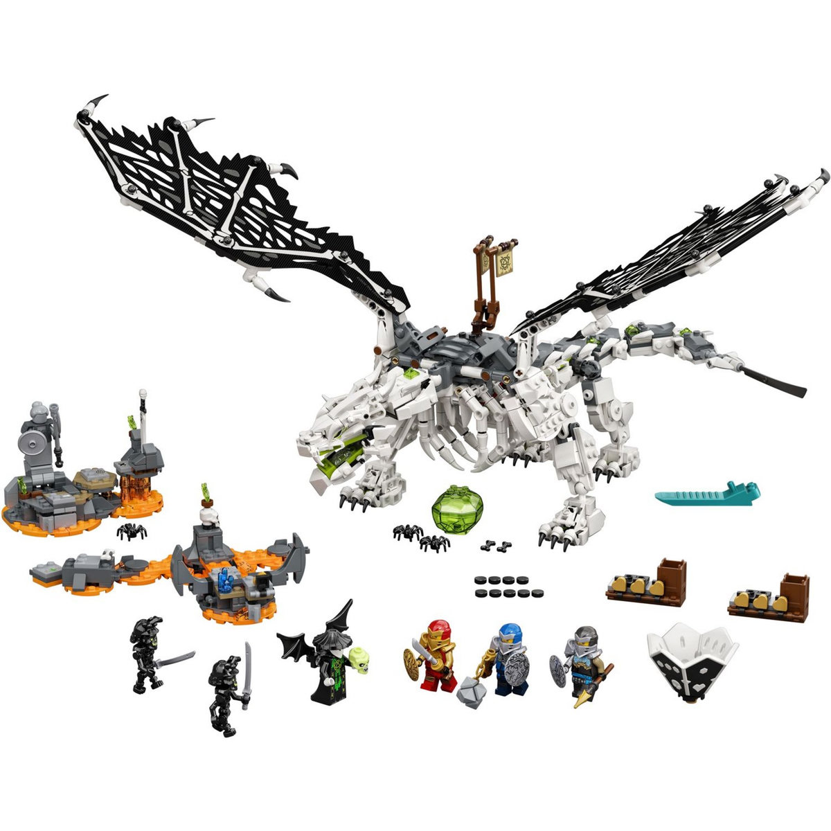 LEGO Ninjago 71721 Le dragon du Sorcier au Crâne