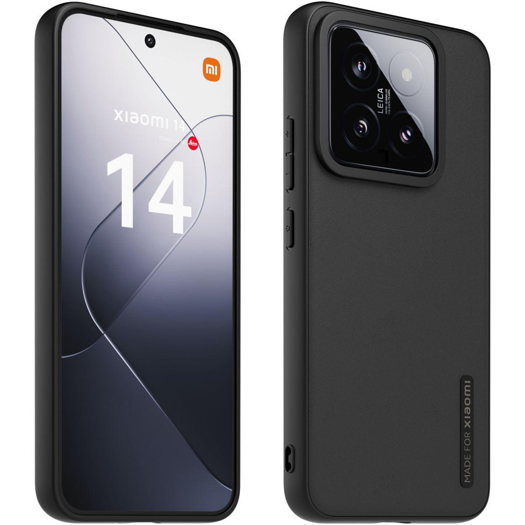 Voir la diapositive 2 : MADE FOR XIAOMI Coque xiaomi 14 premium noir
