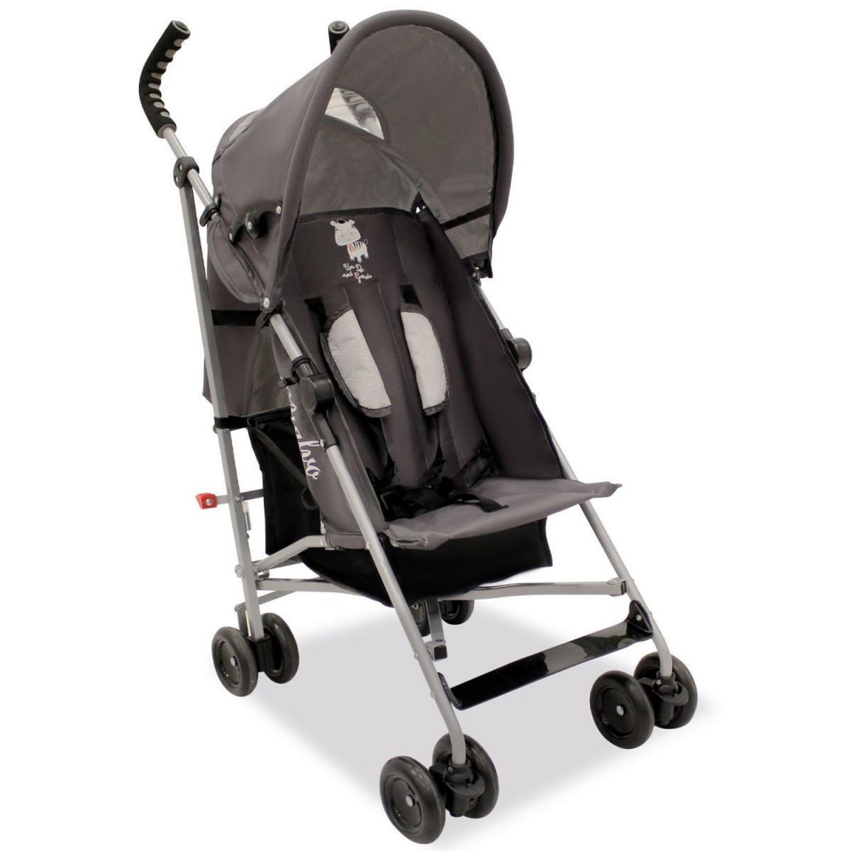 Asalvo Poussette Yolo Zèbre Gris - Poussette Pratique et Élégante pour Bébé