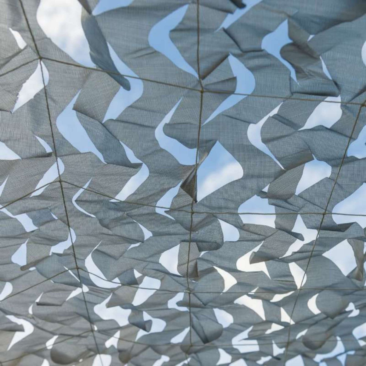  Toile d'ombrage ajourée grise 120 g/m2  2 x 3m